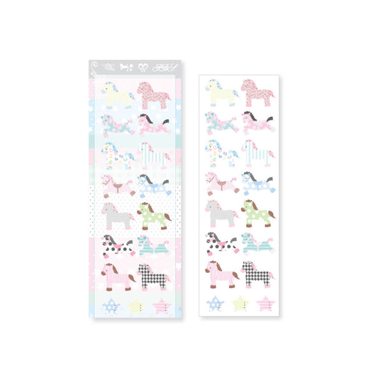 [Pearly Button] Baby Pastel Pony Deco Sticker Sheet