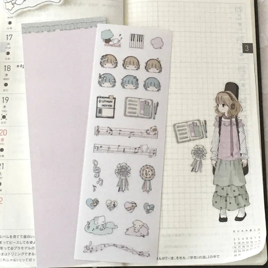 [Soso Hehe] Music Deco Sticker Sheet
