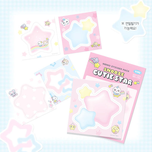 [Snooze Kittens] Cutie Star Memo Sticker Pack