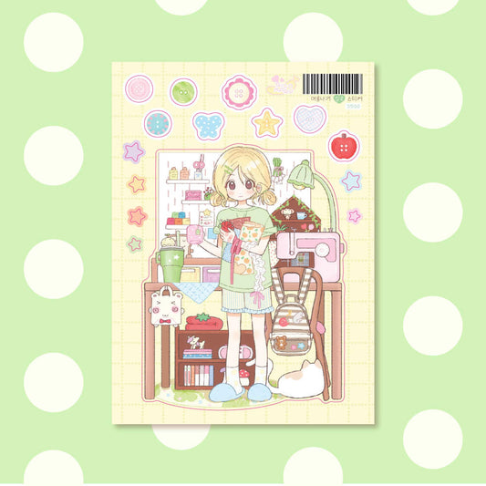 [Ricomaru] Summer Stay-At-Home Sticker Sheet