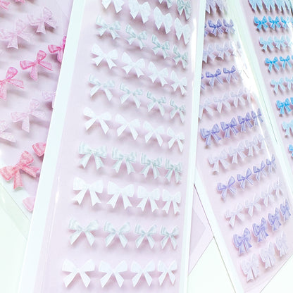 [borahstudio] Mini Ribbon Bows Sticker Sheet