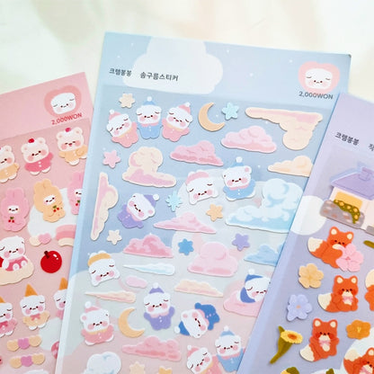 [My Mousse] Cotton Cloud Sticker