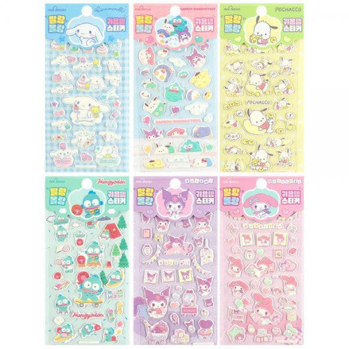 [Sanrio Korea] Squishy Cute Puffy Sticker Sheet