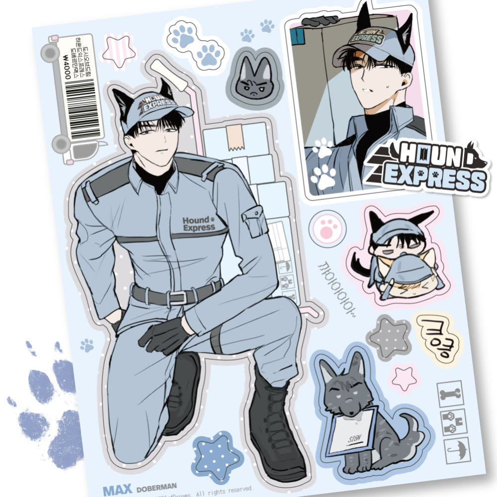[Doci of Dreams] Hound Express Sticker Sheet