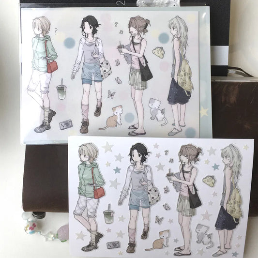 [Soso Hehe] Short Walk Sticker Sheet