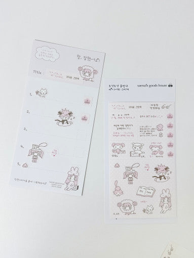 [Seok Sae Nal] Diary v2 Deco Sticker Sheet