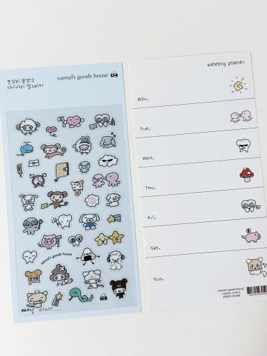[Seok Sae Nal] Diary v4 Deco Sticker Sheet