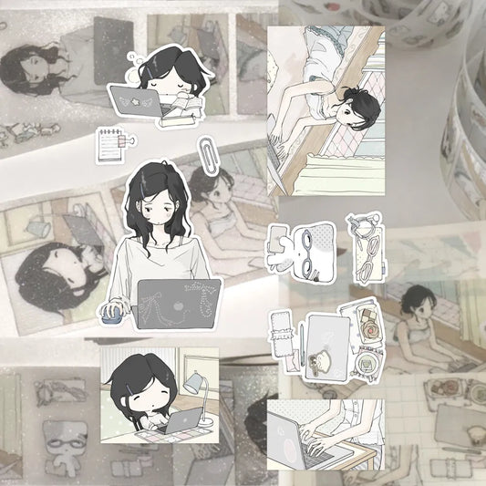 [Soso Hehe] Notebook Kiss Cut Tape