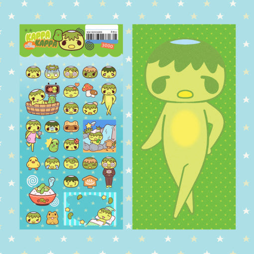 [3eotty] Kappa Kappa Transparent Deco Sticker Sheet