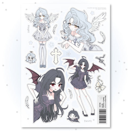 [Doci of Dreams] SugarCry × SweetSin Sticker Sheet