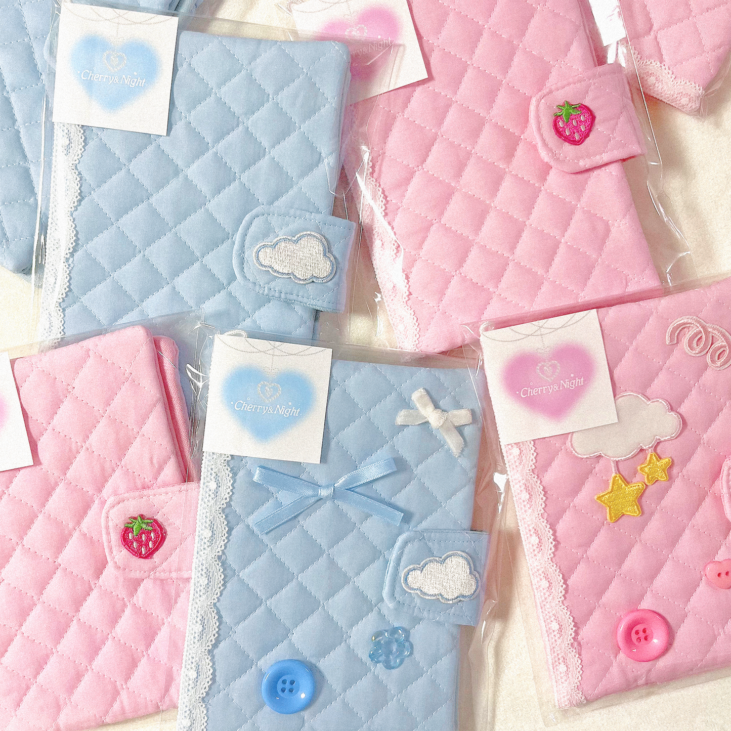 [Cherry and Night] Milky Diary Cover A6 (2 colors)
