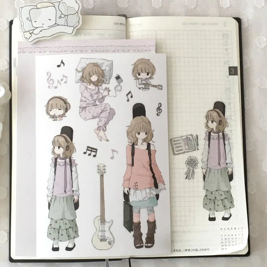 [Soso Hehe] Guitarist B Sticker Sheet