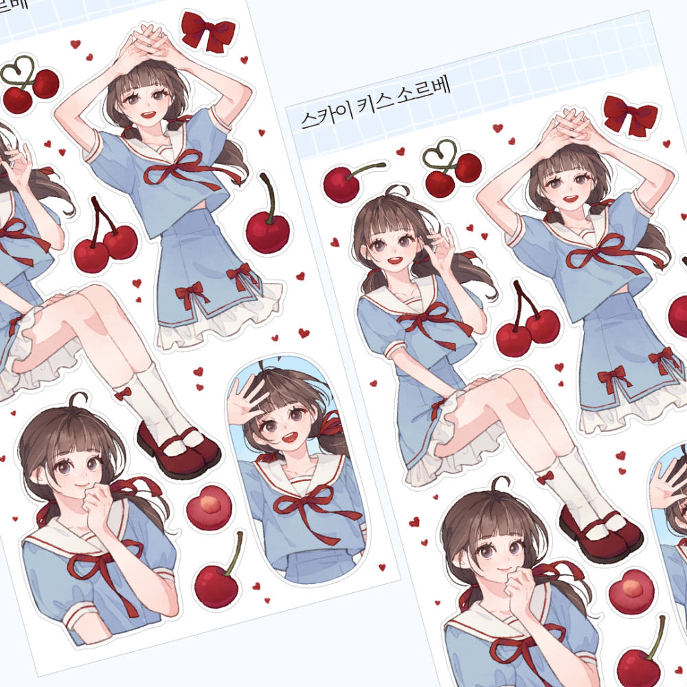 [Bokchee] Sky Kiss Sorbet Sticker Sheet