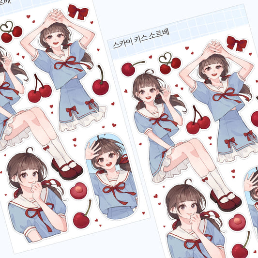 [Bokchee] Sky Kiss Sorbet Sticker Sheet