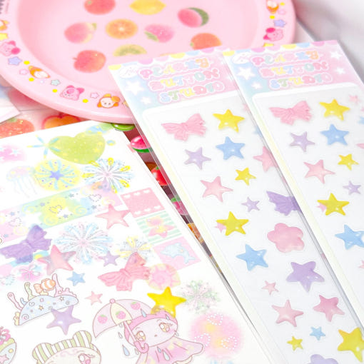 [Pearly Button] Soft Ceramic Deco Sticker