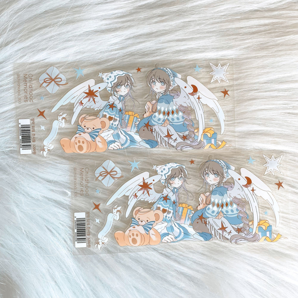 [Childhood Memories] Angels Behind The Curtain Sticker Sheet