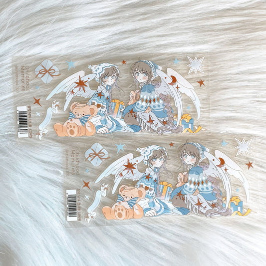 [Childhood Memories] Angels Behind The Curtain Sticker Sheet