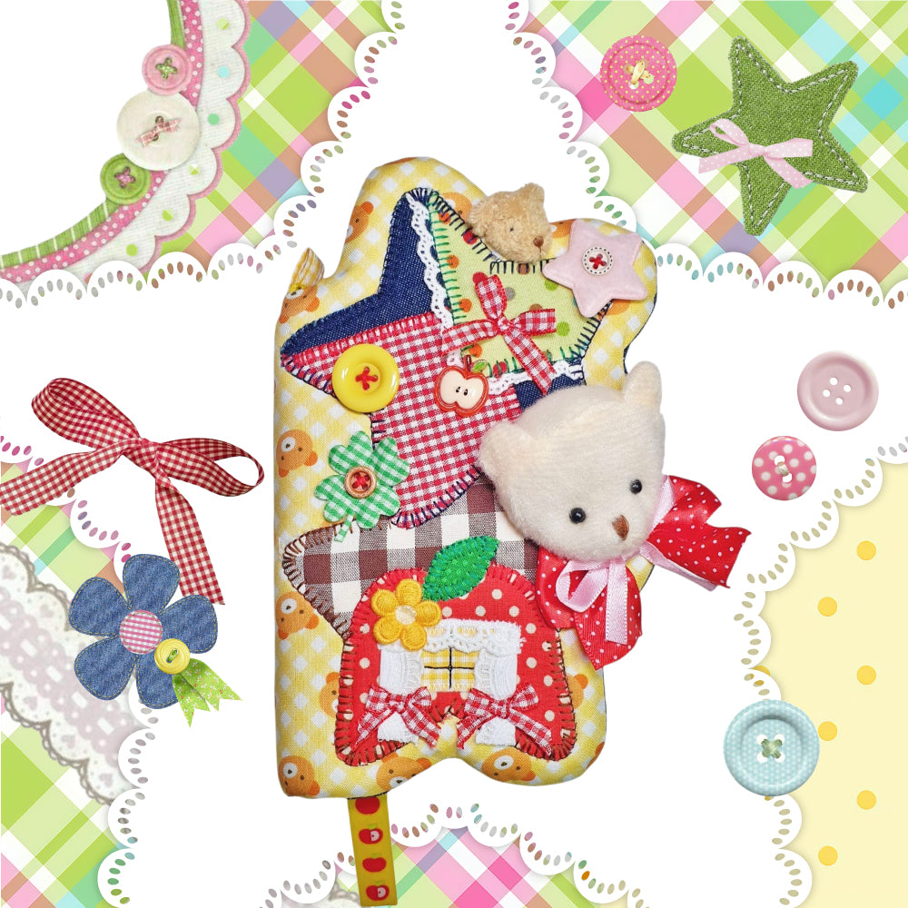 [jumpjumpheart] Colorful Apple Star Diary Cover