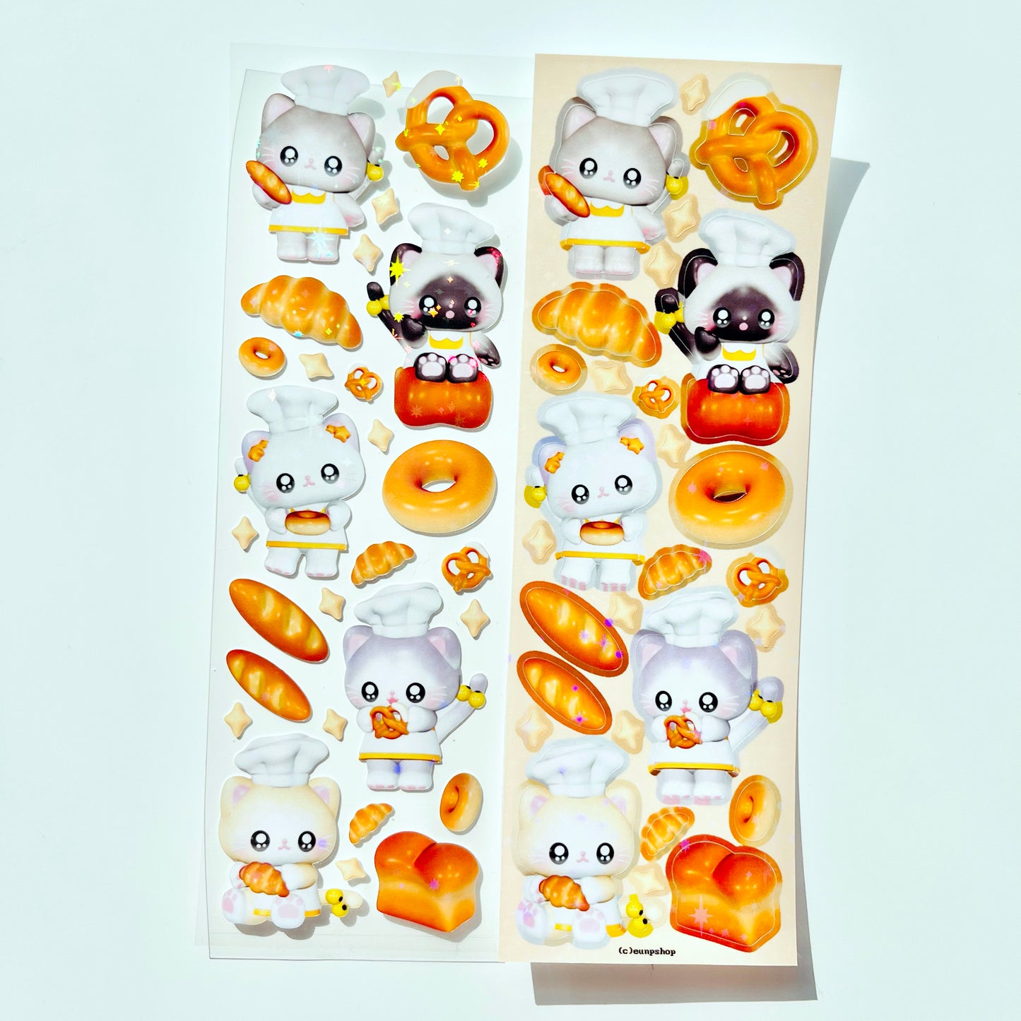 [Eunpshop] Bread Cat Deco Sticker Sheet