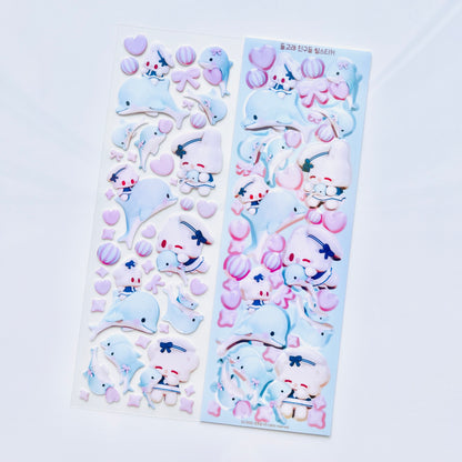 [Eunpshop] Dolphin Friends Deco Sticker