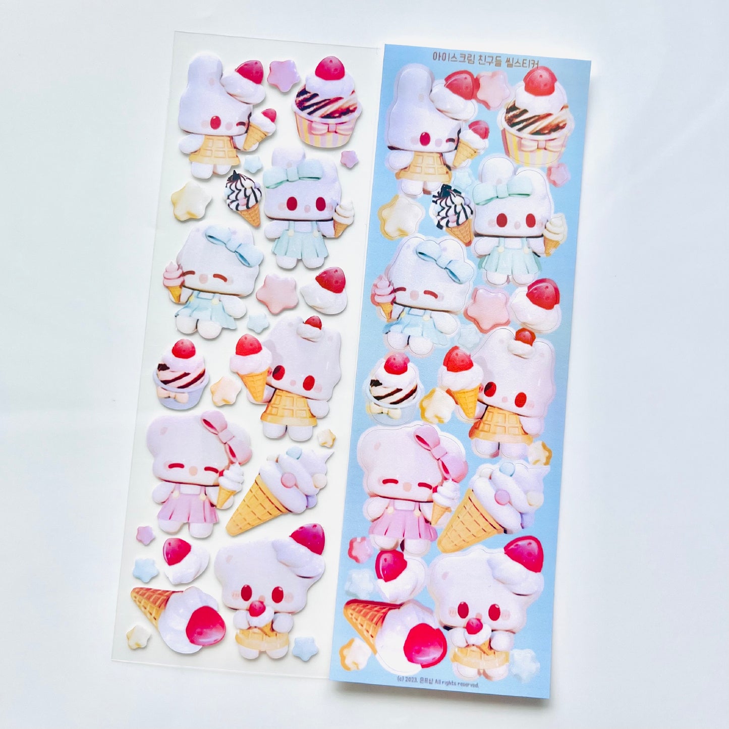 [Eunpshop] Ice Cream Friends Deco Sticker