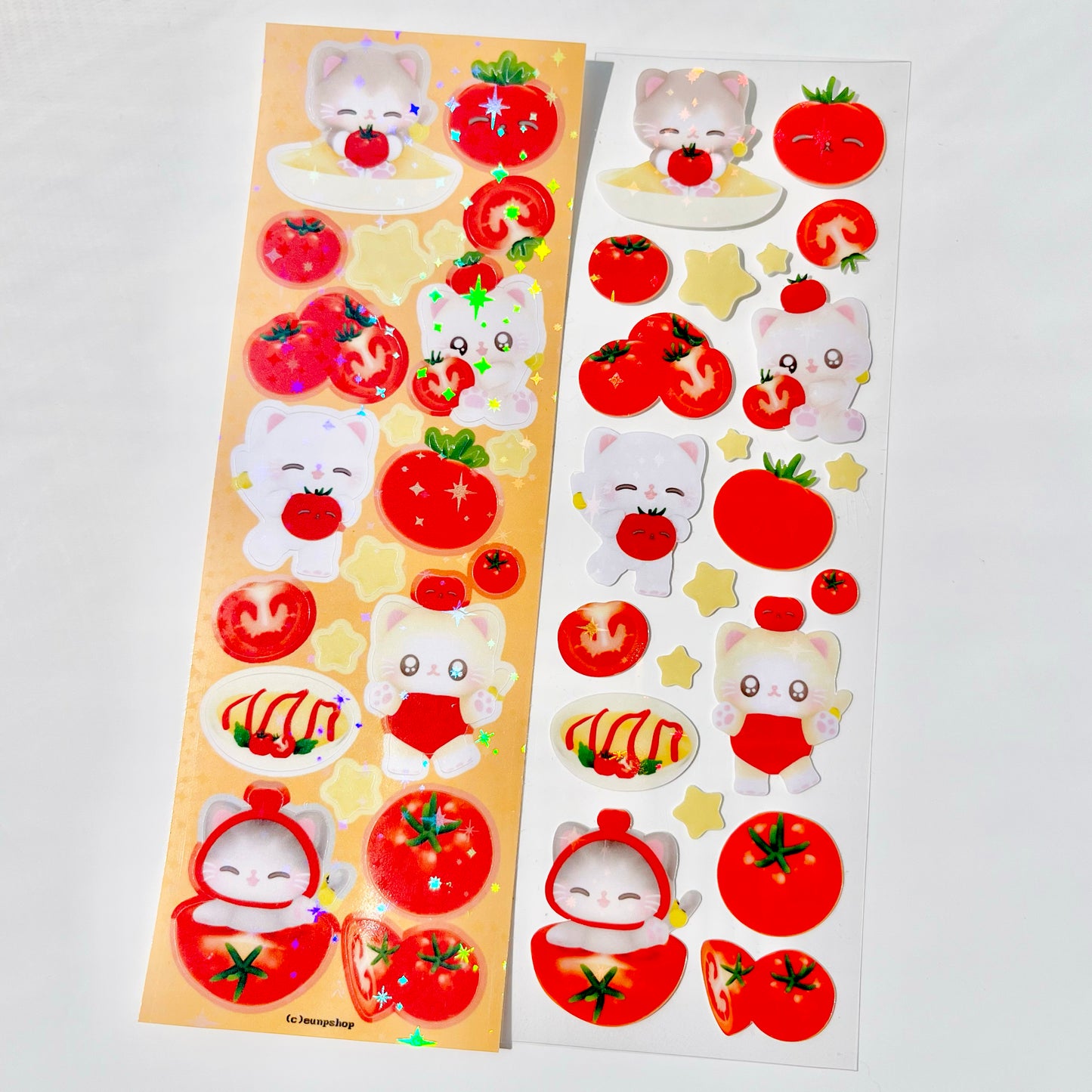 [Eunpshop] Tomato Cat Deco Sticker