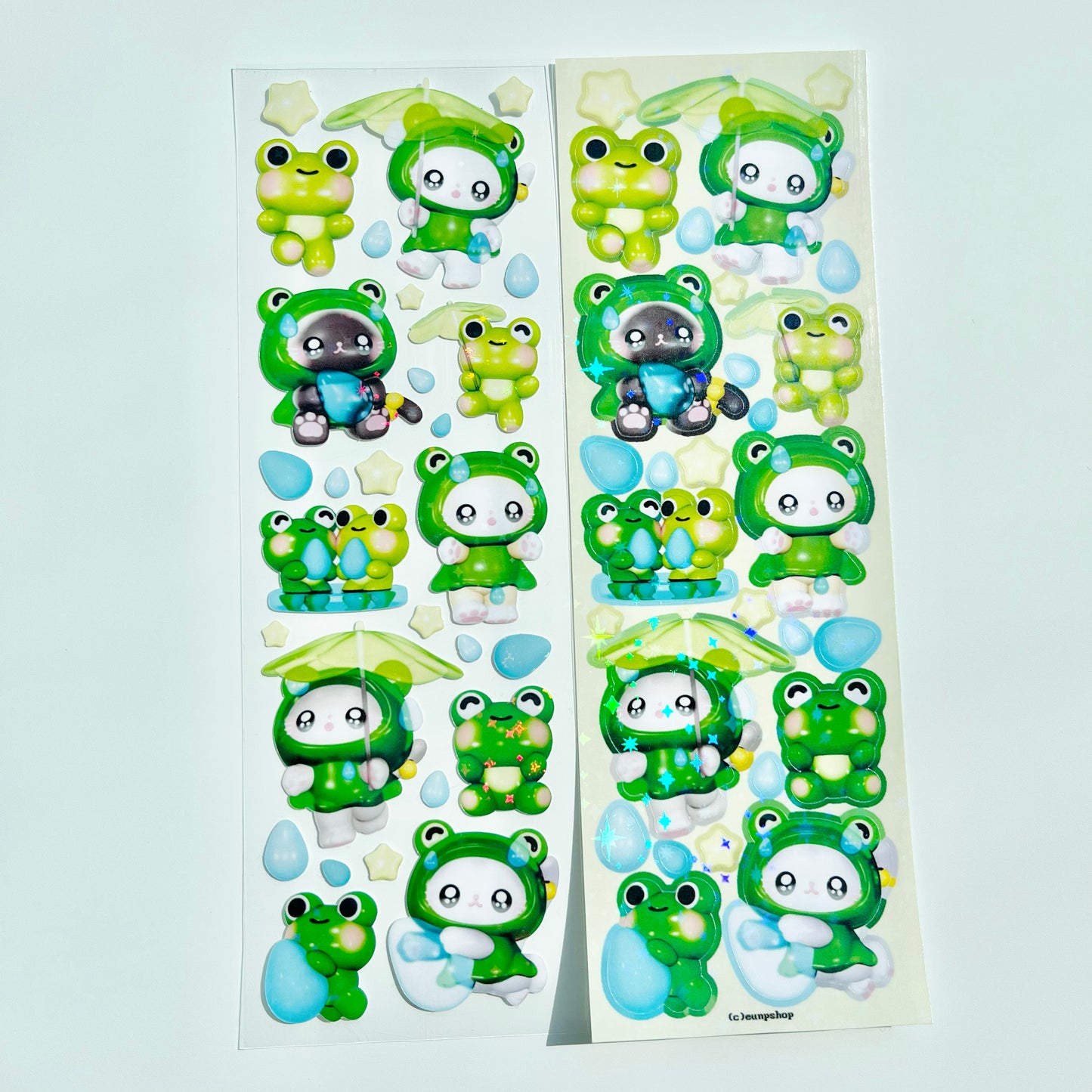 [Eunpshop] Frog Cat Deco Sticker Sheet