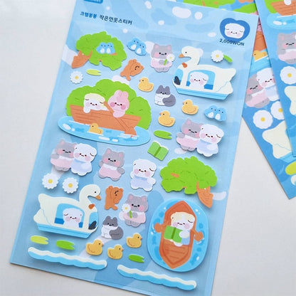 [My Mousse] Small Pond Deco Sticker Sheet