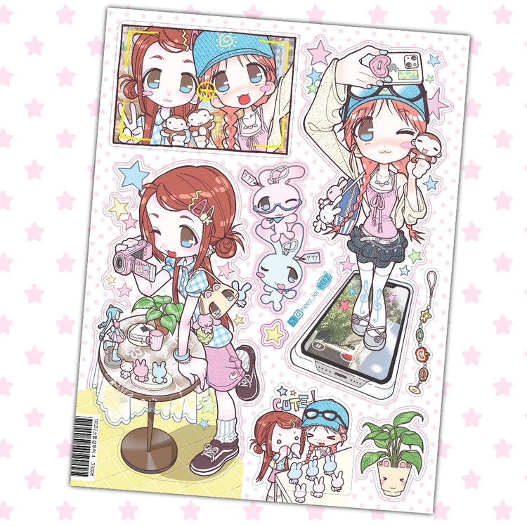 [Heez] Stationery Tour 4 Sticker Sheet