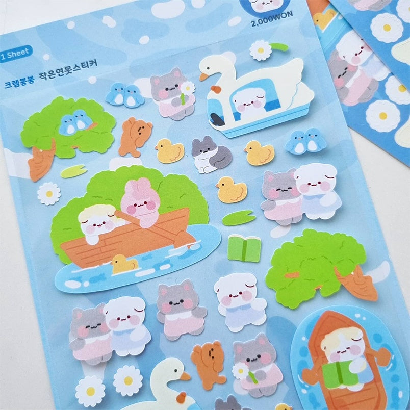[My Mousse] Small Pond Deco Sticker Sheet