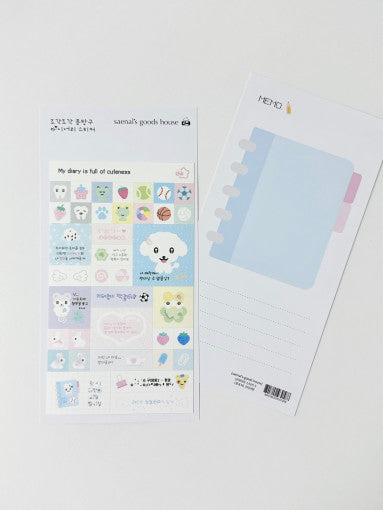 [Seok Sae Nal] Diary v3 Deco Sticker Sheet