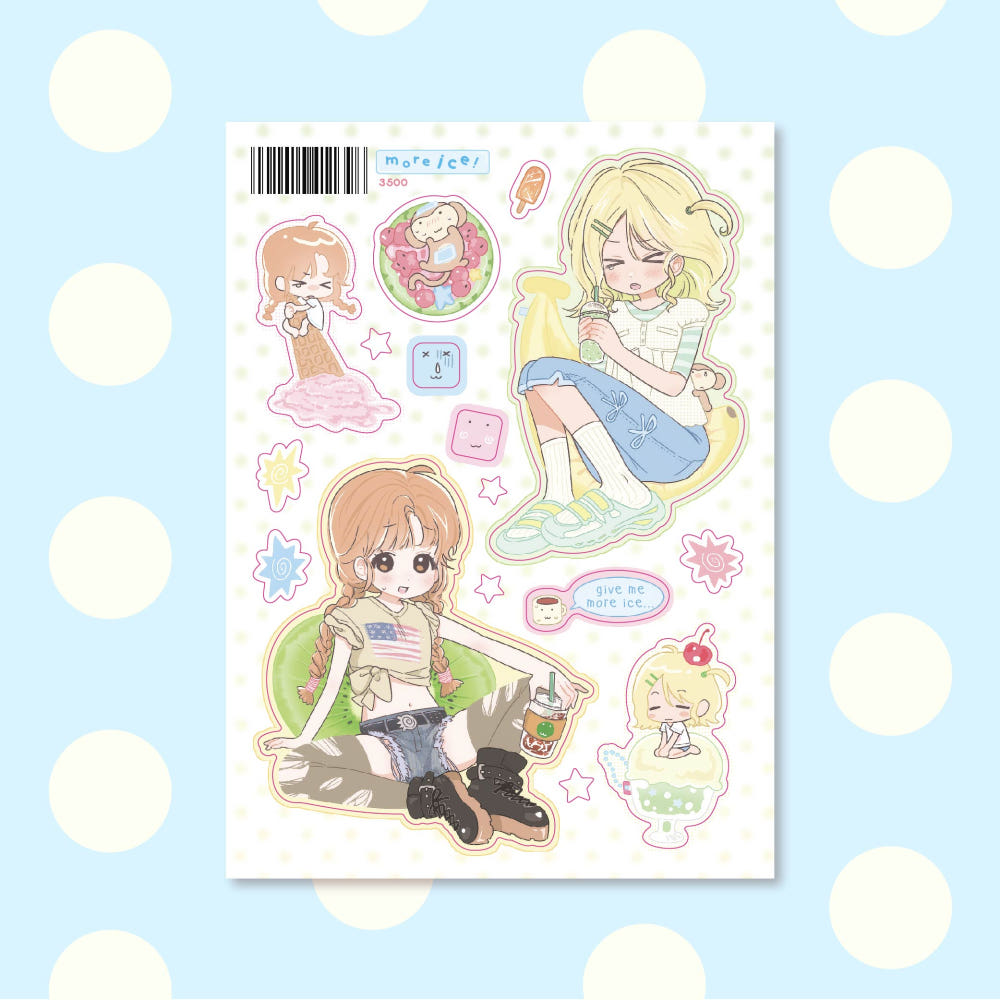 [Ricomaru] More Ice Sticker Sheet – It's Deco Day