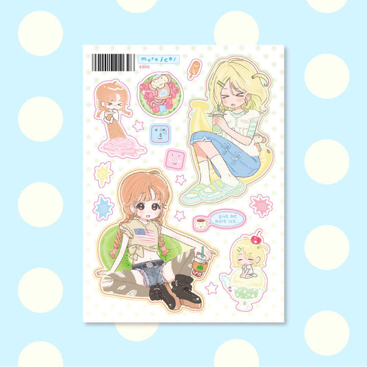 [Ricomaru] More Ice Sticker Sheet