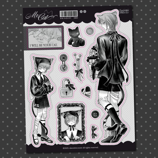 [Gyeol] Mr. Cat Sticker Sheet