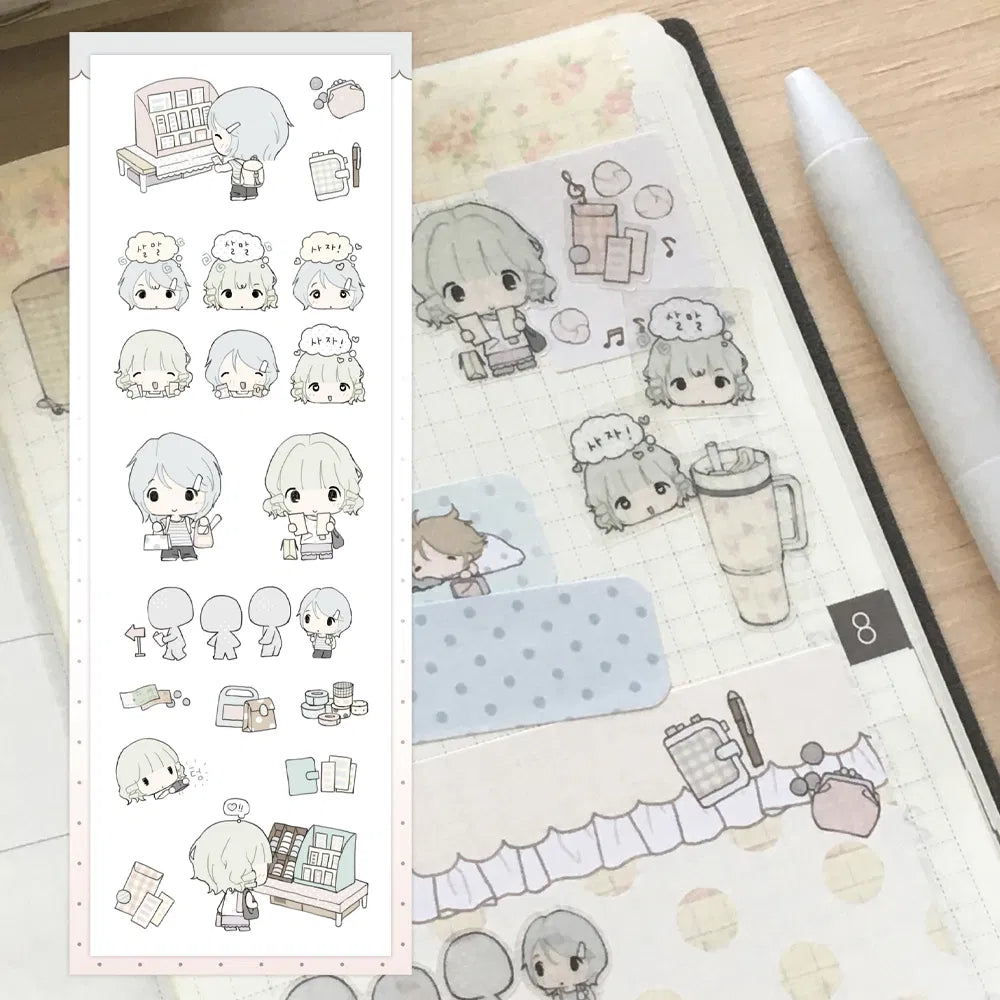 [Soso Hehe] Sticker Shopping Day Sticker Sheet