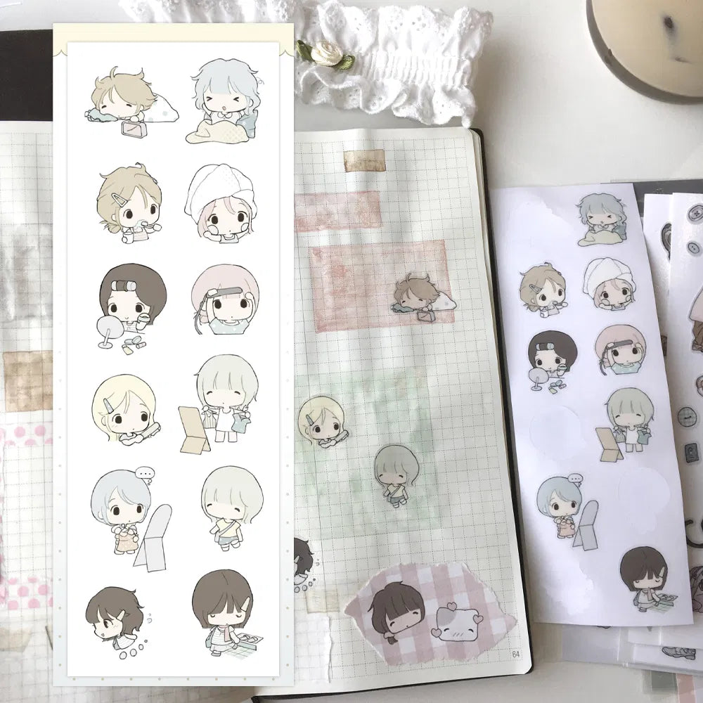 [Soso Hehe] Girl's Daily Life 4 Sticker Sheet