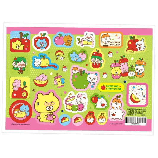 [Monanbear] Star-shaped Apple Sticker Sheet