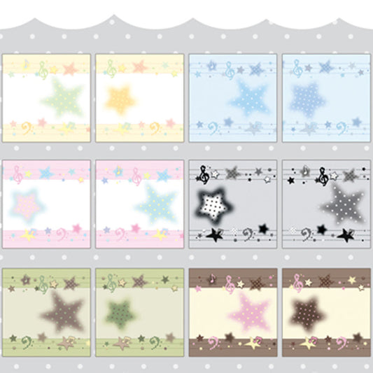 [Cute Bus] Crunchy Memo Memo Sticker Pack Vol. 2 (Square)