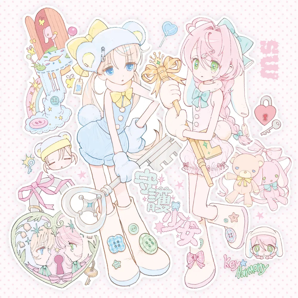 [Sw_o.ov] Guardian Girl Sticker Sheet