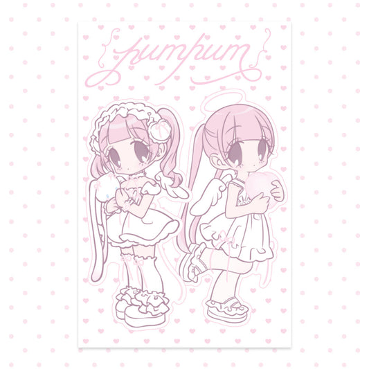 [Rumpumpum] Twin Angel Die Cut Set