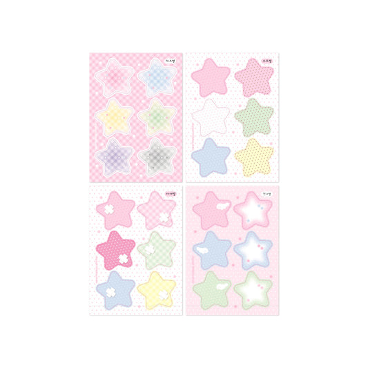 [Nevertheless] Mini Star Star Star Memo Sticker Pack Vol. 1