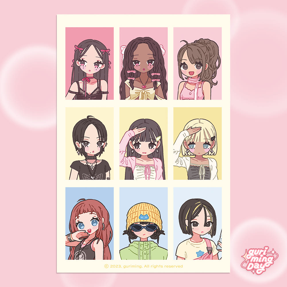 [Guriming] Guri Film 1 Sticker Sheet