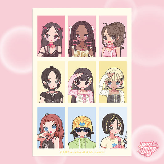 [Guriming] Guri Film 1 Sticker Sheet
