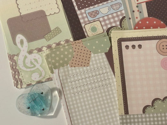 [Happiest Fluffy Shop] Fall Forest Long Memo Sticker Set