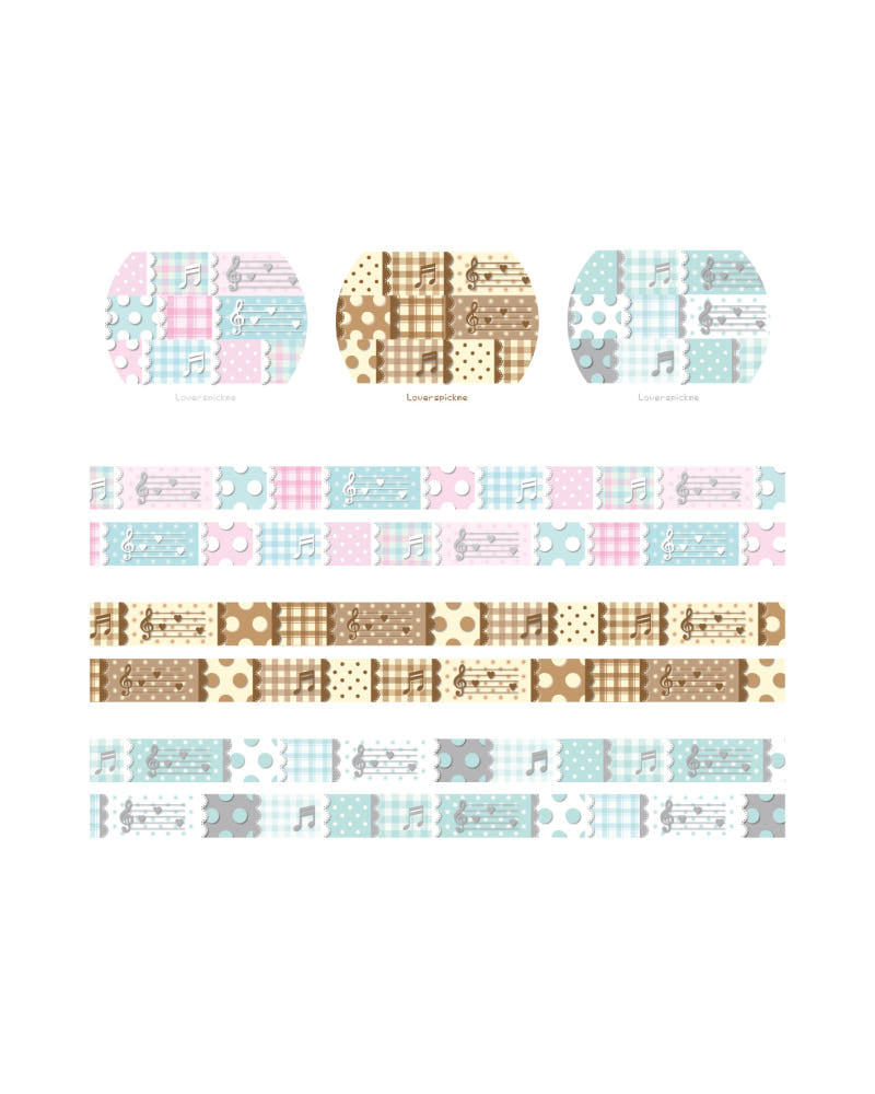 [Loverspickme] Sweet Melody Washi Tape