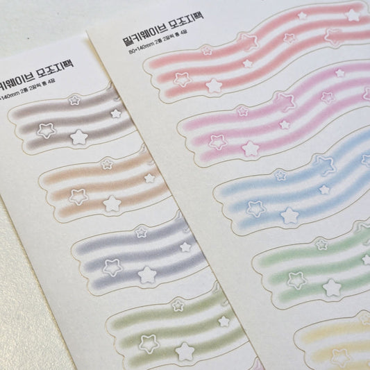 [Chocozy Family] Milky Wave Memo Sticker Set