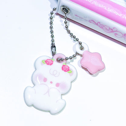 [borahstudio] Honey Rose Puffy Keychain