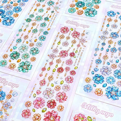 [밀키묘] Flower Jewel 1 (3 colors)