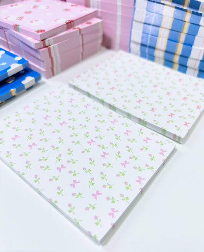 [borahstudio] Coquette Rose Memo Pad