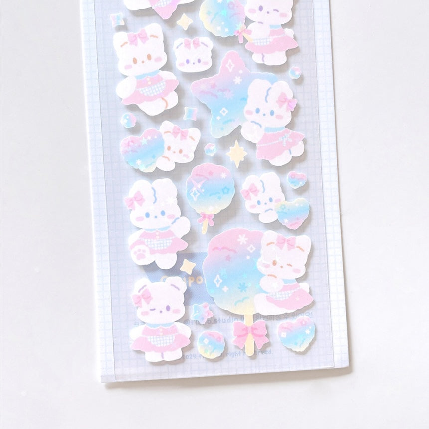 [Floro Studio] Cotton Candy Deco Sticker